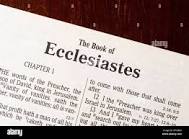 A Study on the book of Ecclesiastes Chapters 6-7