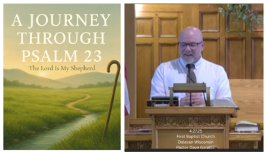 4.27.25 Psalm 23 – The Lord is My Shepherd