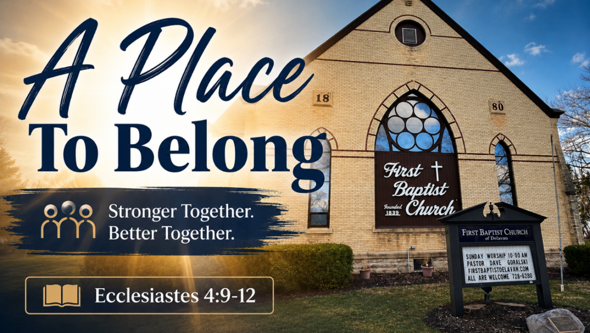 6.7.26 A Place To Belong